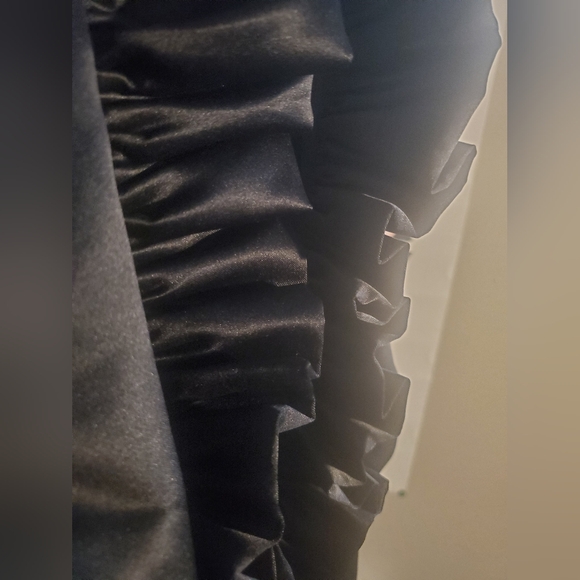 Gorgeous vintage crinkle halter satin dress with boning no size - Picture 6 of 6